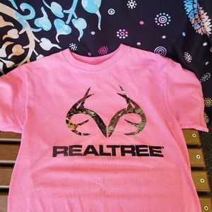 Girls Pink Tee Size: Youth Small